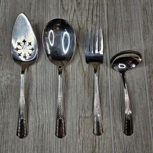 Hollywood International Silver Plate Serving Utensils Set of‎ 4